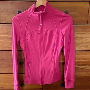 lululemon Women's Define Jacket in Raspberry Coulis Nulu Fabric Size 6